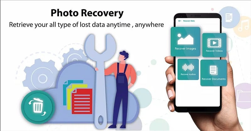 Photo Recovery: Data Recovery MOD APK Interface