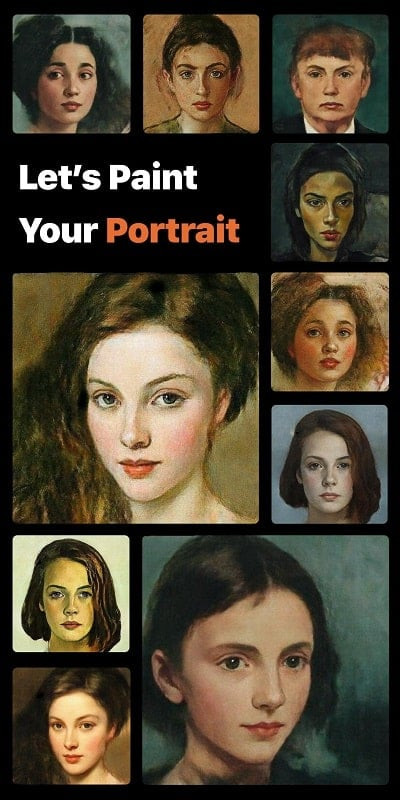 Giao diện PortraitAI MOD