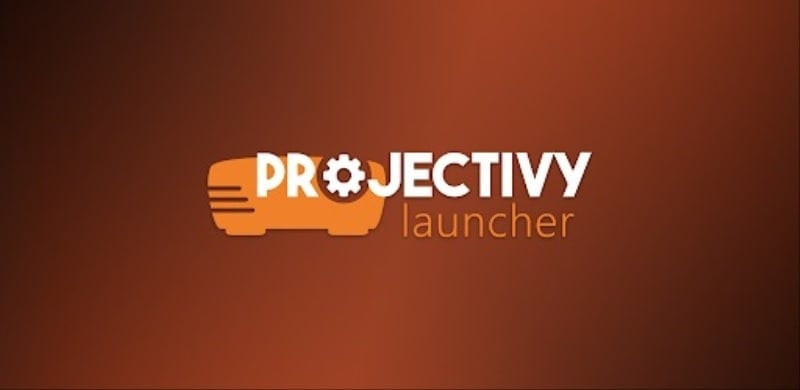 Giao diện Projectivy Launcher trên Android TV