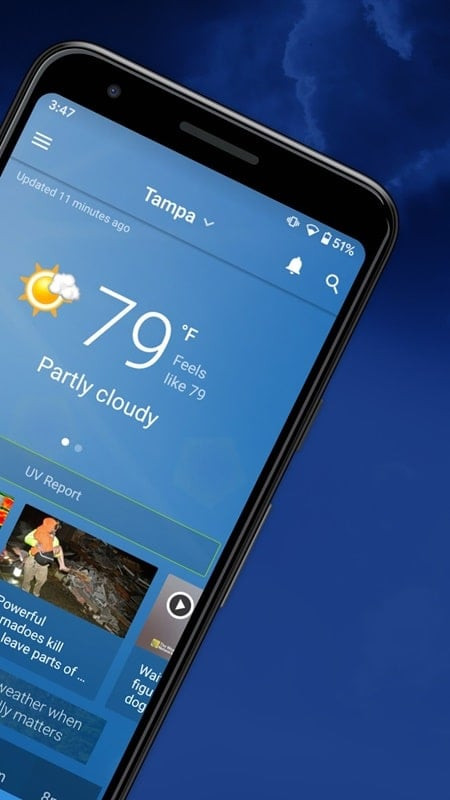 Giao diện The Weather Network mod apk