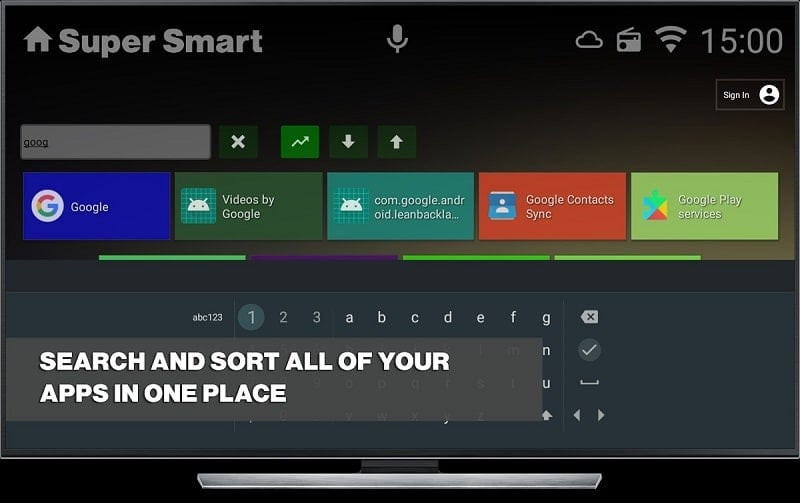 Customized Super Smart TV Launcher Interface