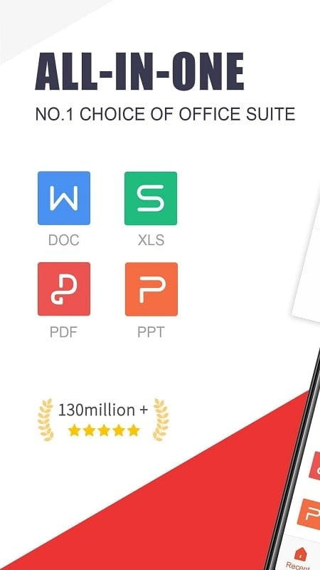 Giao diện WPS Office MOD