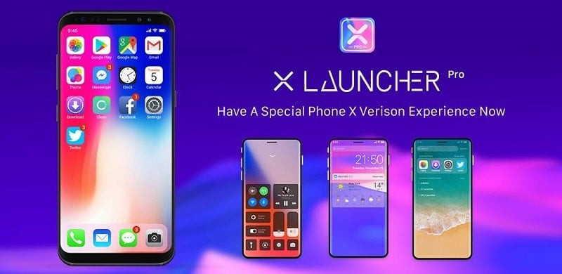 Giao diện X Launcher Pro