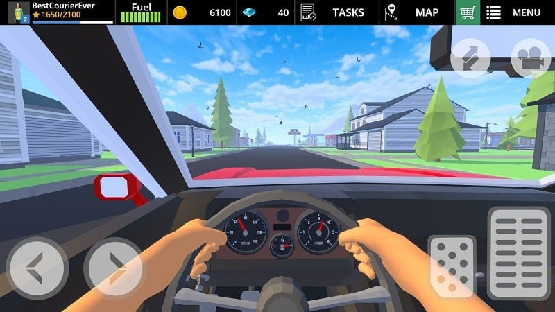 Giao hàng offroad trên Android