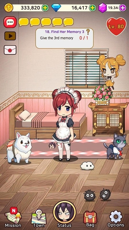 Pets in Girl Alone MOD APK