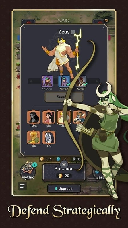 God Game: Defense MOD APK Hero Summon