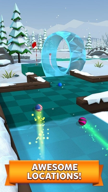 Golf Battle MOD APK Overcome Obstacles