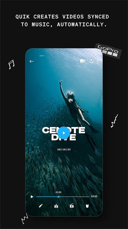 GoPro Quik MOD APK - Editing Features