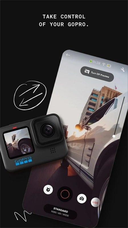 GoPro Quik MOD APK on Android Device