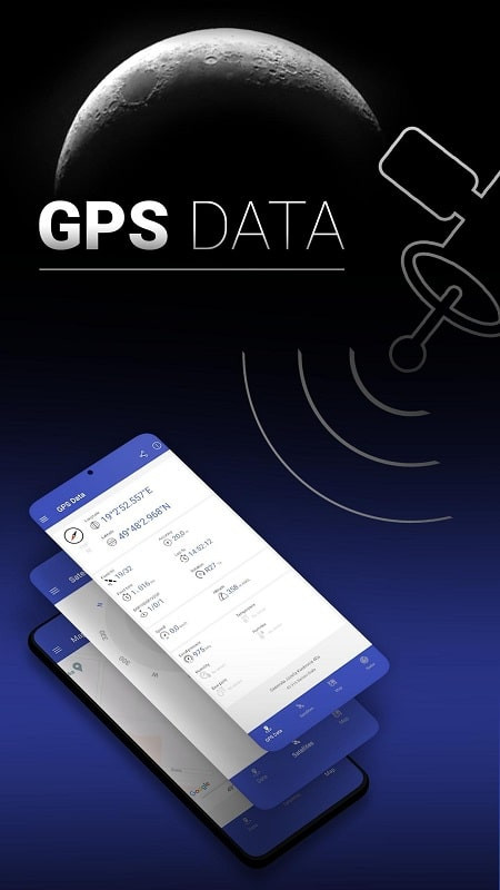 GPS Data MOD APK Screenshot