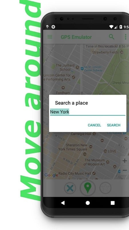 GPS Emulator app screenshot