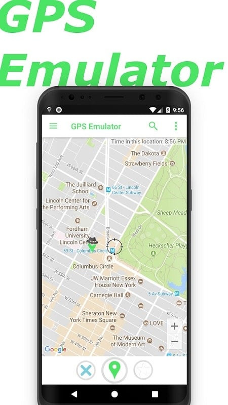 GPS Emulator settings screenshot