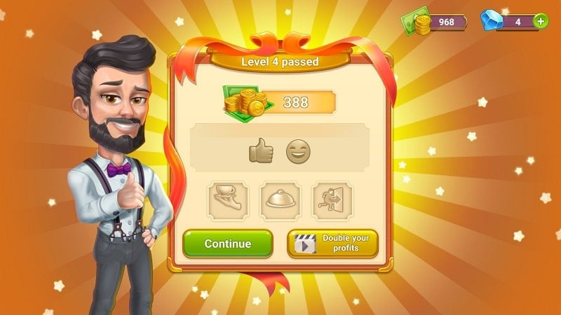 Grand Cafe Mania MOD APK promotion screenshot