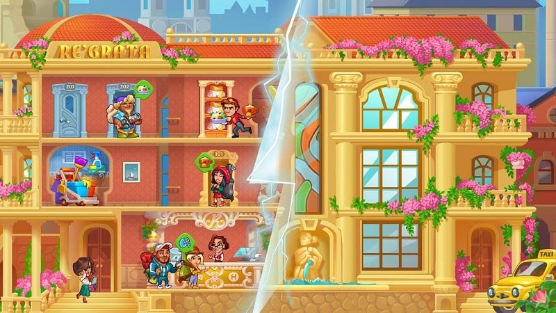 Grand Hotel Mania MOD APK - Tính năng MOD