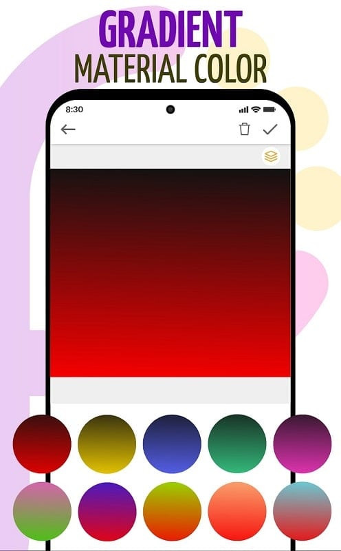 Graphic Design & Logo Maker MOD APK Color Palette