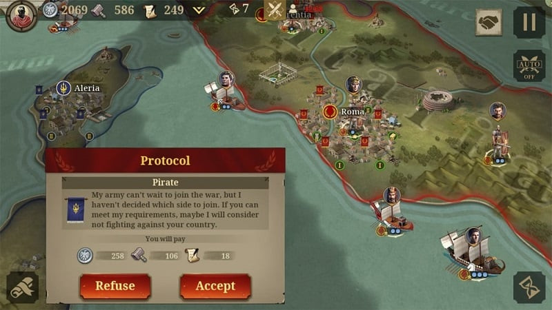 Great Conqueror MOD APK Download Button