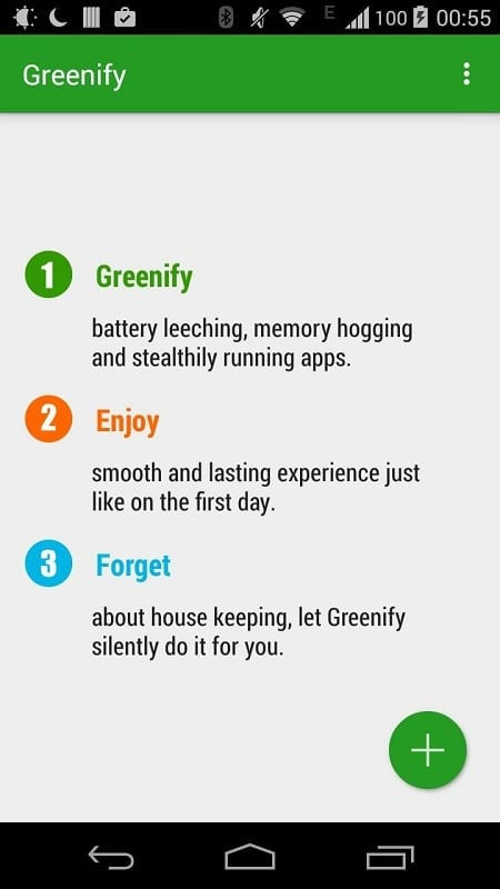 Greenify MOD APK screenshot