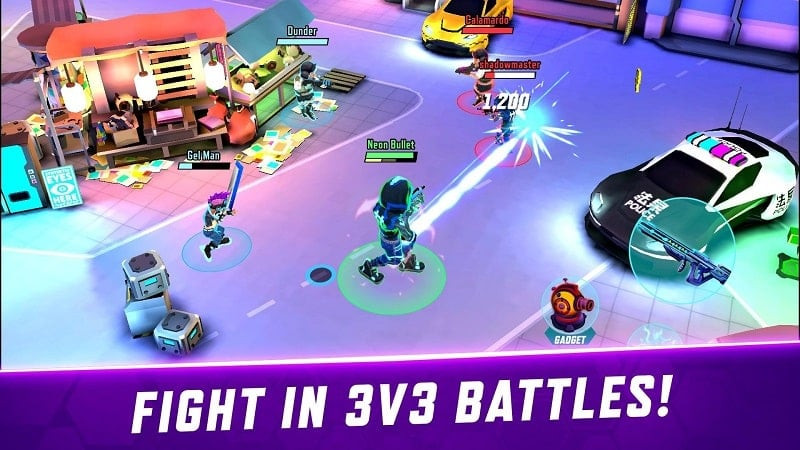 Gridpunk Battle Royale 3v3 PvP trên Android