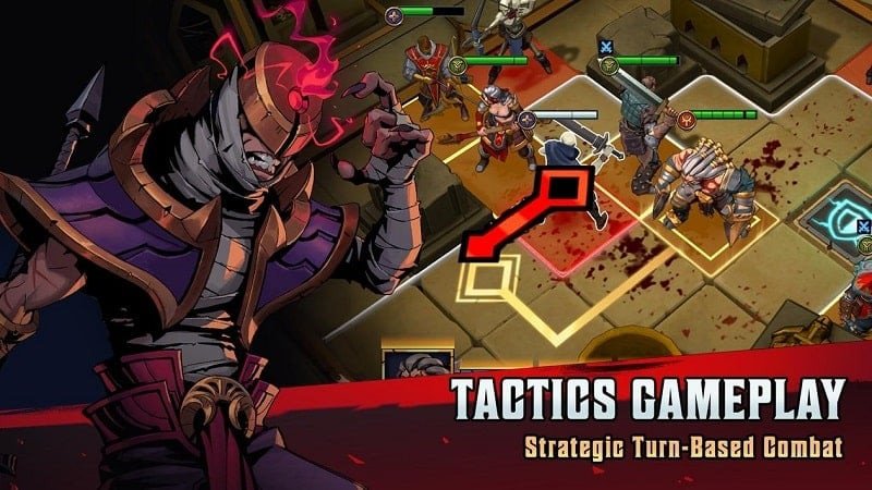 Grimguard Tactics MOD APK - Ultimate Battle Experience