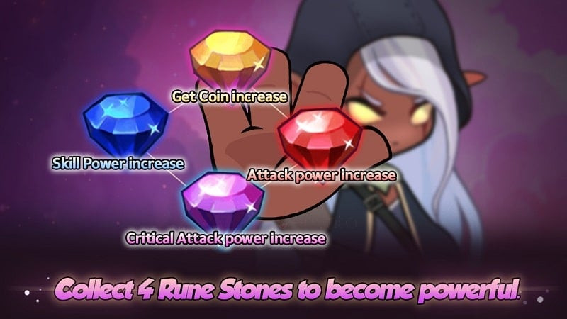 Collecting Rune Stones in Grow Archer Chaser