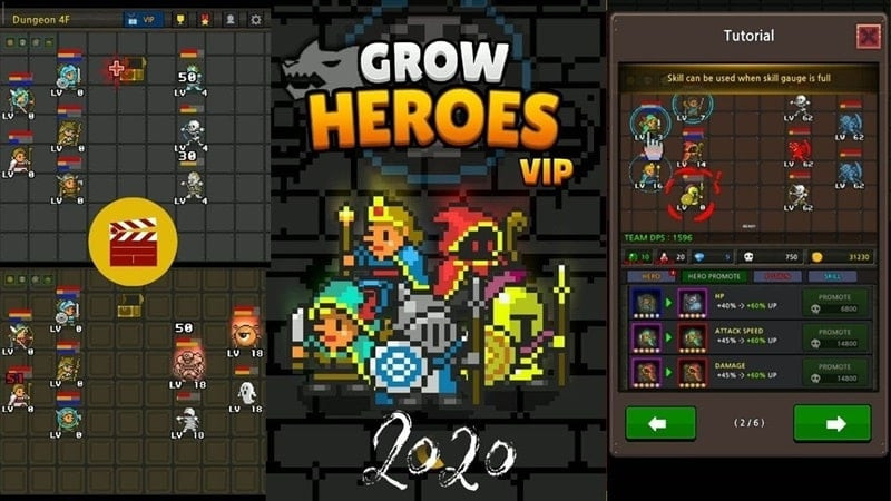 Grow Heroes VIP MOD APK