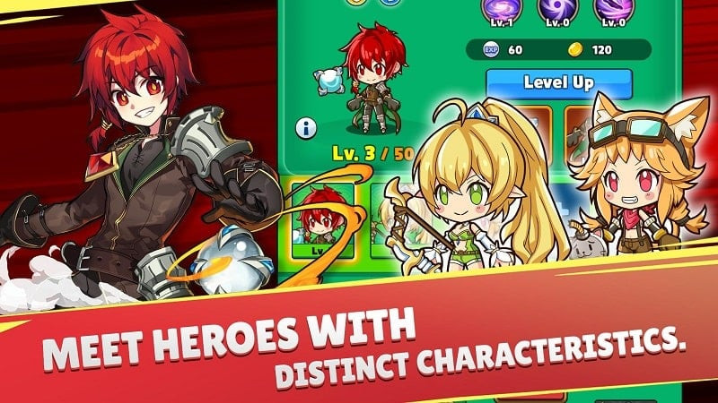 Guardian Spirit Hero Defense MOD APK Map Screenshot