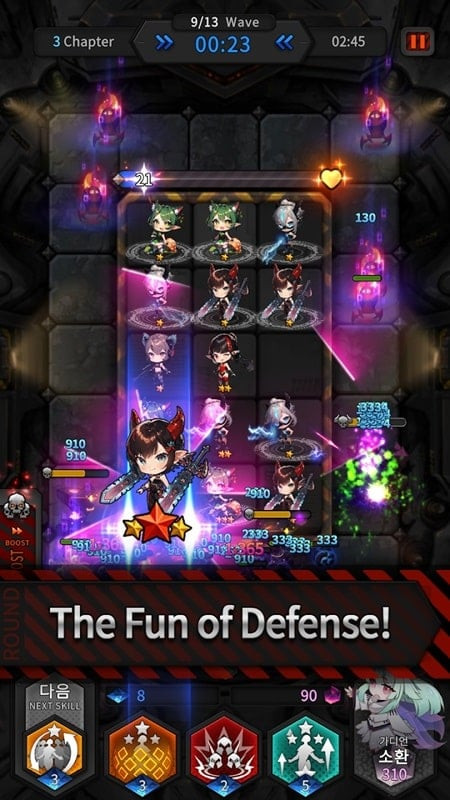 Guardians Defense War MOD APK Screenshot