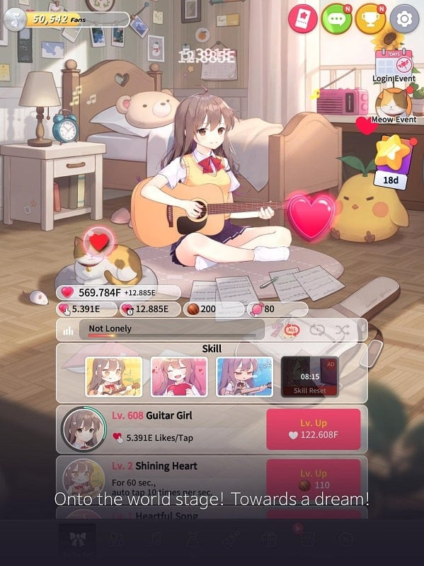 Guitar Girl MOD APK gameplay