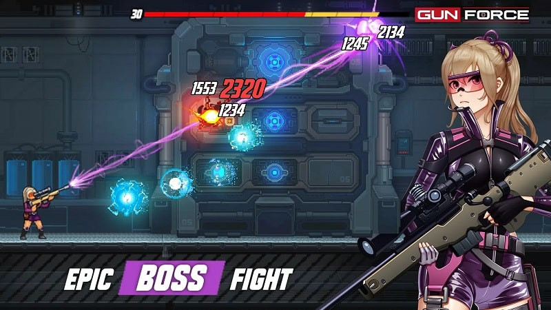 Gun Force MOD APK download screenshot