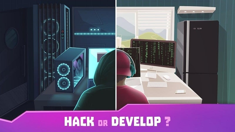 Hacker or Dev Tycoon Tap Sim Modded Gameplay