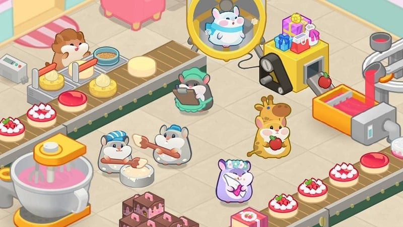 Hamster Cake Factory MOD APK download banner