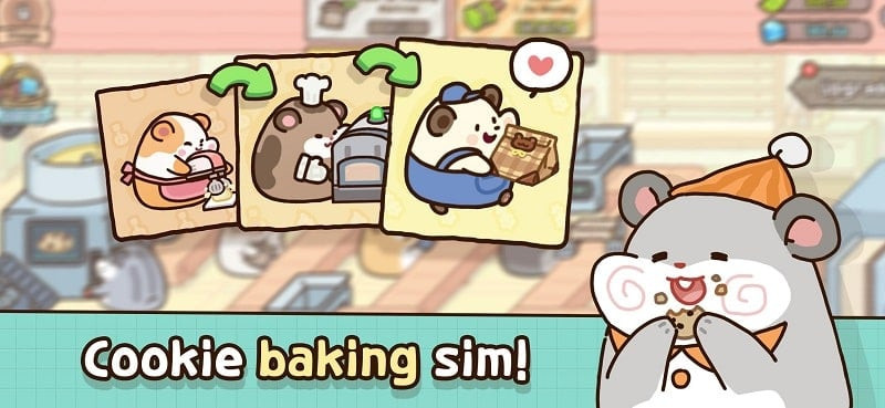 Hamster Cookie Factory MOD APK Hamster Team