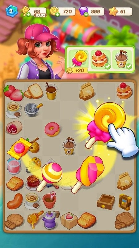 Happy Merge Cafe MOD APK Town Renovation