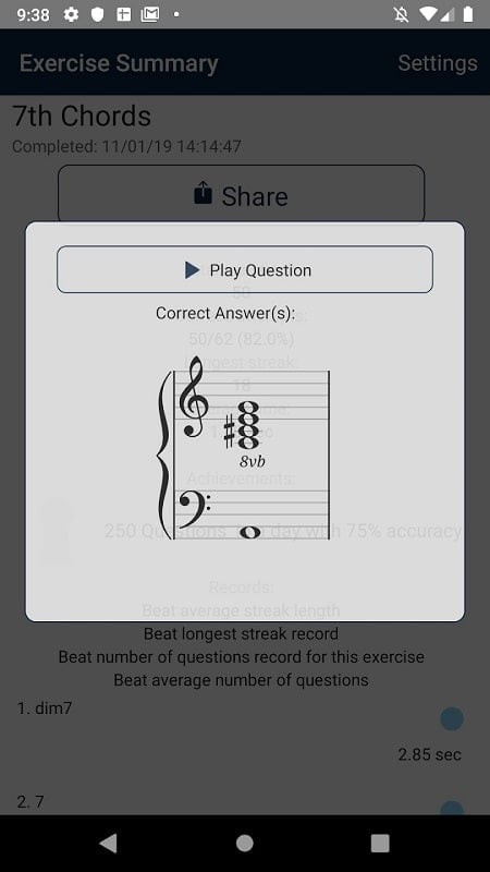 Harmonomics Ear Training app screenshot