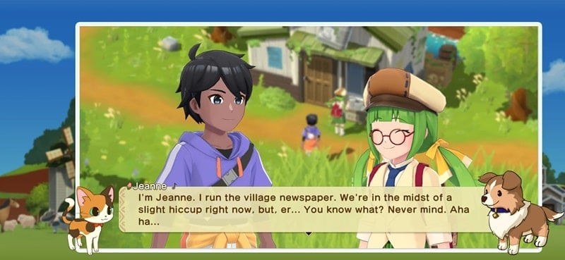 Harvest Moon gameplay screenshot showing a festival