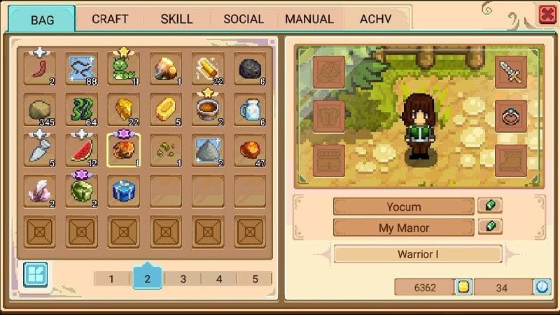 Harvest Town treasure hunting screenshot