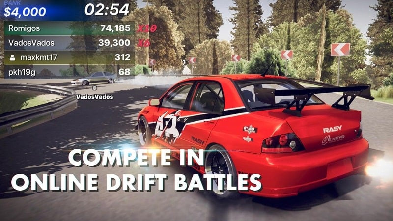 Hashiriya Drifter MOD APK Car Controls Screenshot