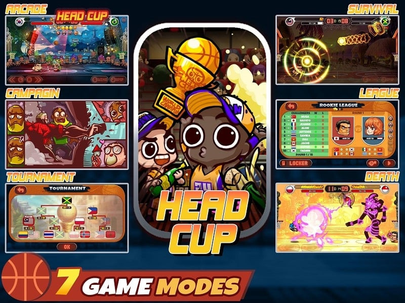 Head Basketball characters on Android