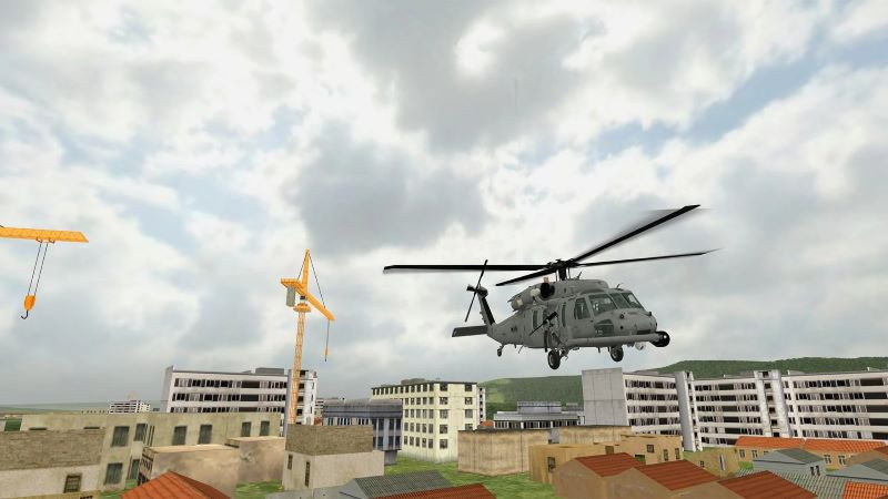 Helicopter Sim Flight Simulato mod apk