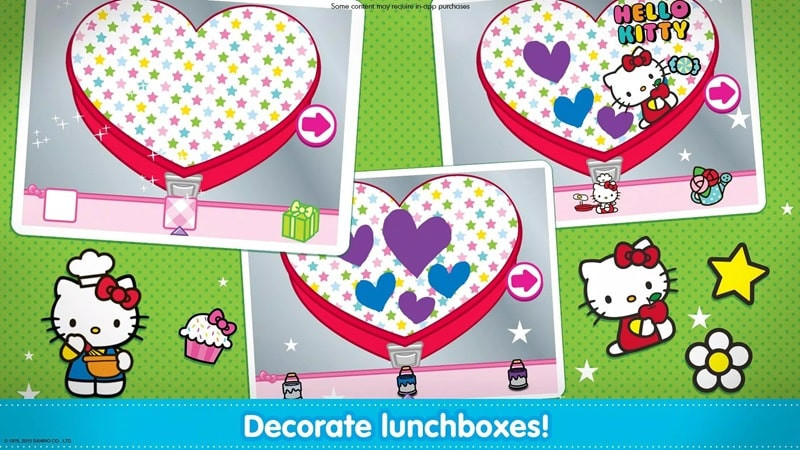 Hello Kitty Lunchbox completing a challenge