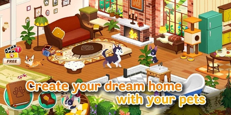 Hellopet House MOD APK gameplay