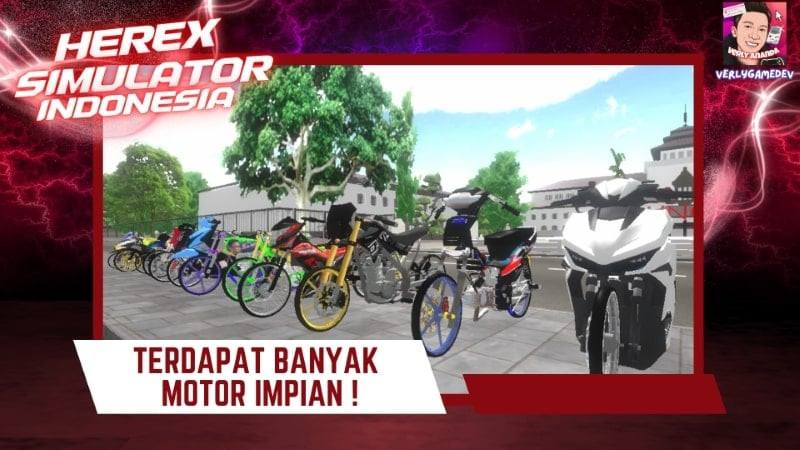 Herex Simulator Indonesia MOD APK city exploration screenshot