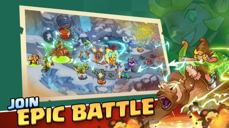 Hero of Might: Tower Defense MOD APK tower defense