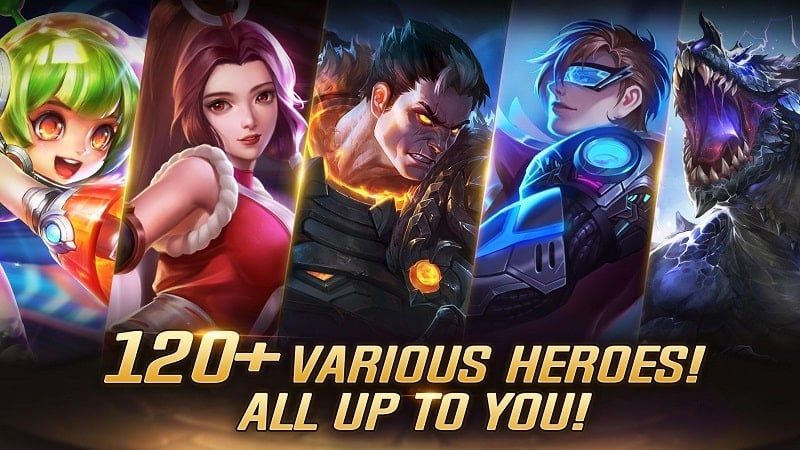 Heroes Evolved mod apk free - In-game hero