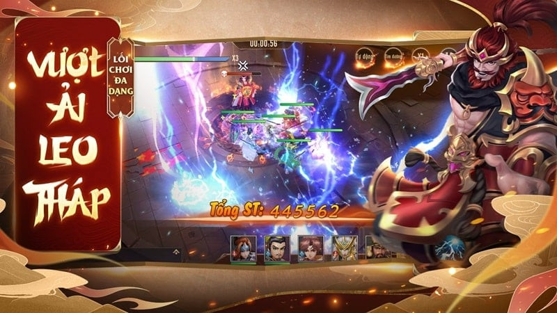 Upgrading Power in Heroes of War 3Q MOD APK