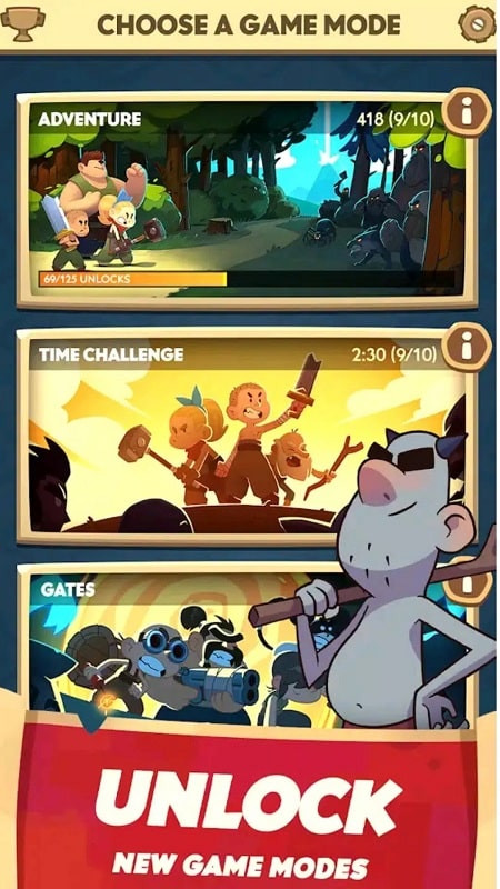 Heros Strike Epic RPG Game Modes