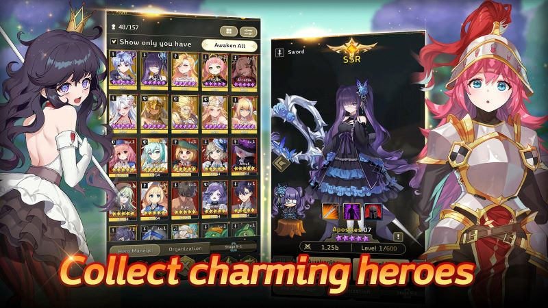 Hiệu ứng chiến đấu trong Going Princess MOD APK