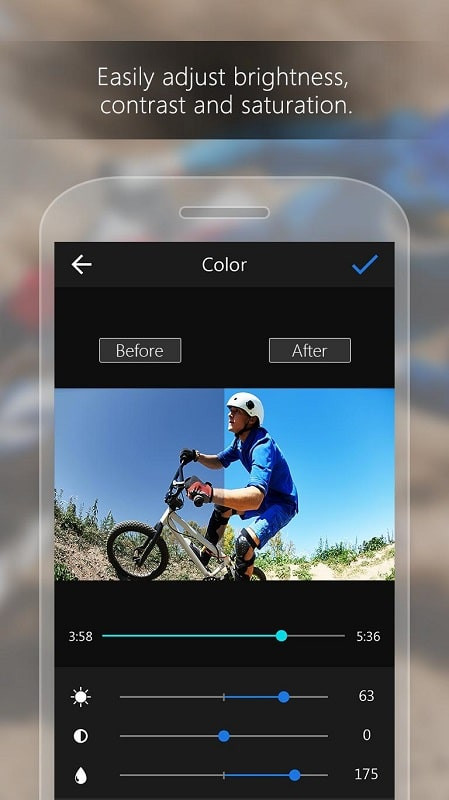 Hiệu ứng và bộ lọc video trong ActionDirector Video Editor MOD APK