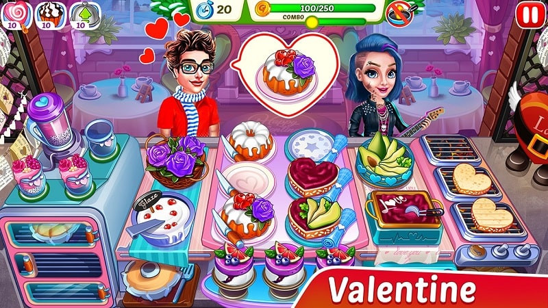 Hình ảnh Christmas Fever Cooking Games mod