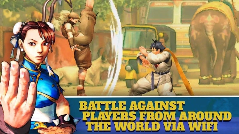 Chun-Li Attacking in Street Fighter 4 Champion Edition